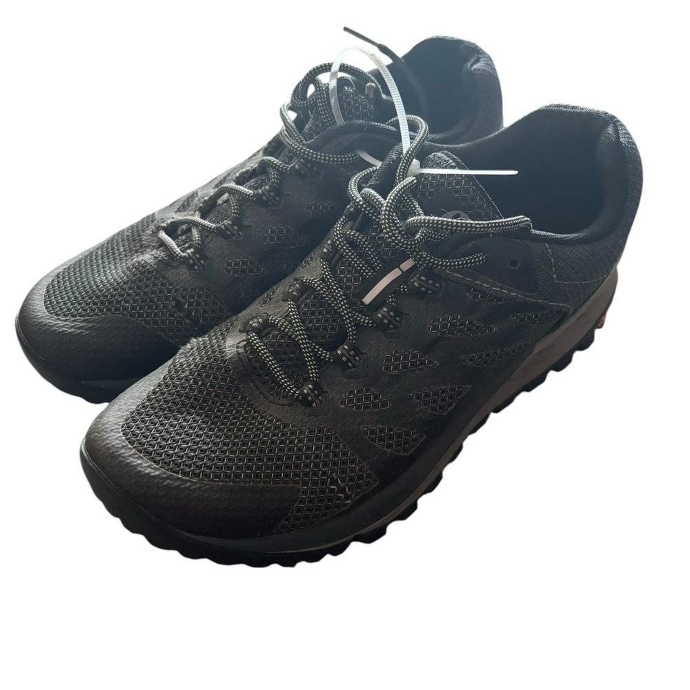 Merrell Antora 2 Womens size 8.5 Trail Running Shoes Black Gray